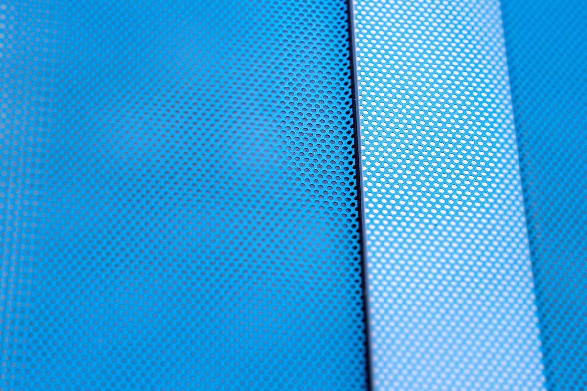 Perforated Window Graphics Close-Up