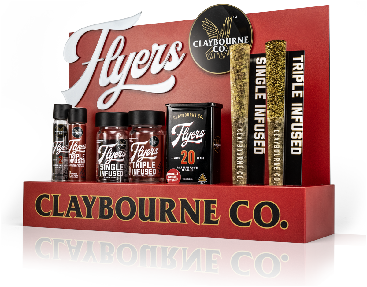 Claybourne Flyers countertop display