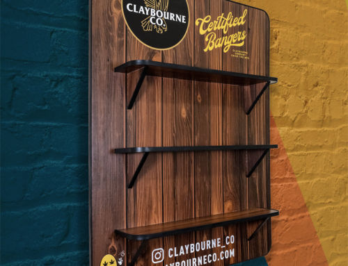 Wall Display: Claybourne Retail/Point-of-Purchase