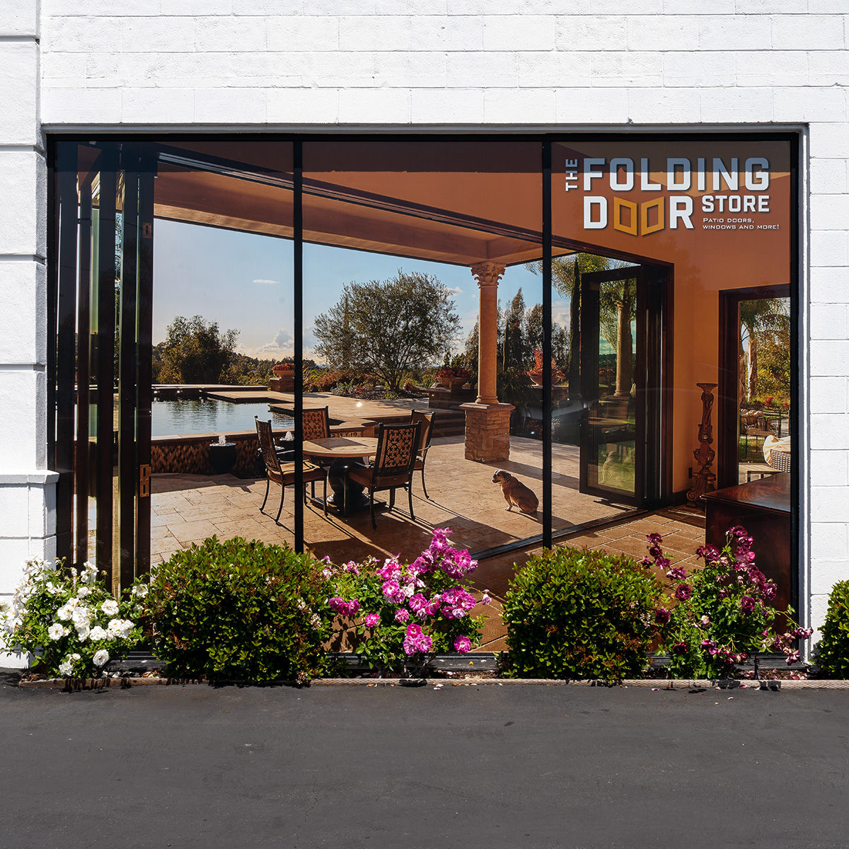 Window Graphics: The Folding Door Store