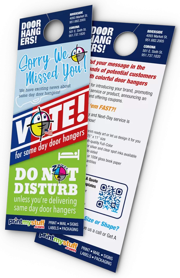 Same Day & Next-Day Door Hangers