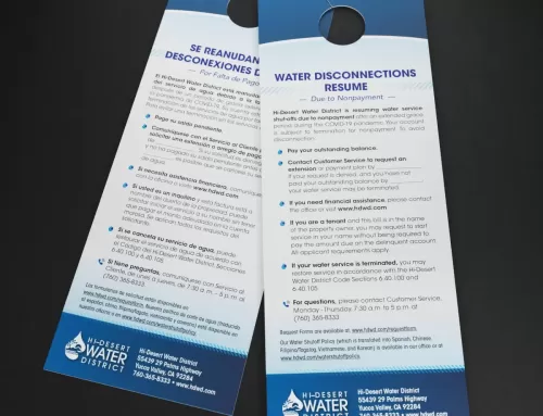 Door Hangers: Hi-Desert Water District