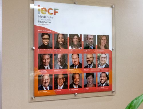Signs: IECF Board of Directors Lobby Display