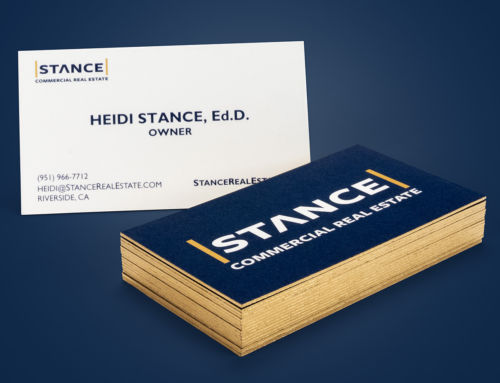 Gilded Edges: Stance CRE Business Cards