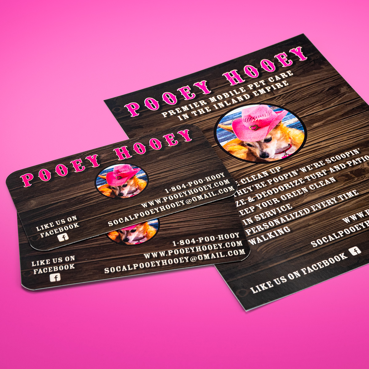 Business card and flyer design