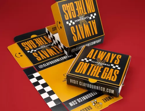 Promotional Packaging: Claybourne Mini “Pizza” Boxes