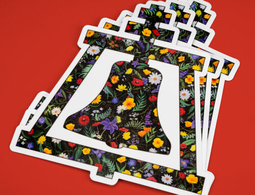 Stickers: Floral Raincross for Hailey Bell Creations