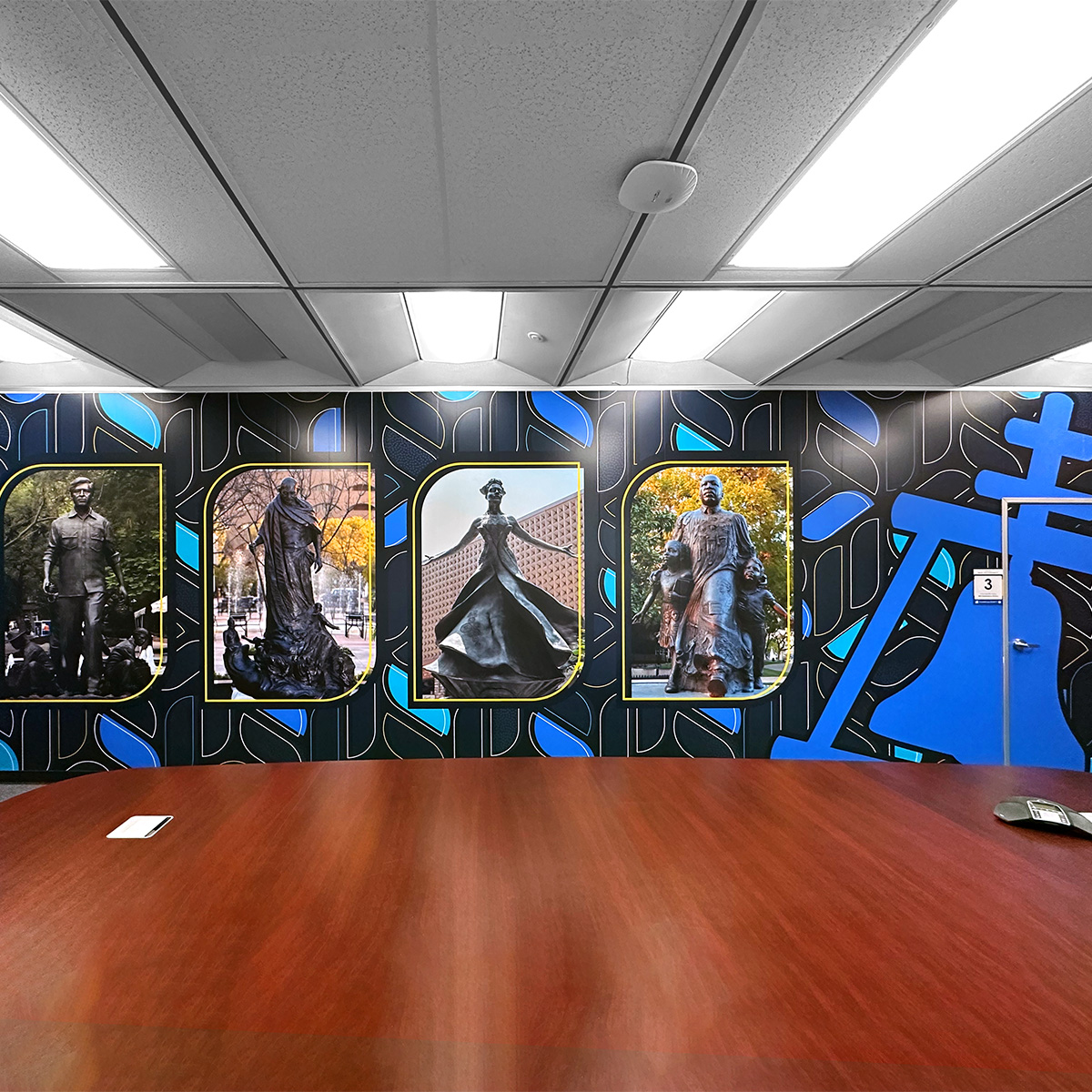 Wall Graphics: Riverside Public Utilities Conference Room