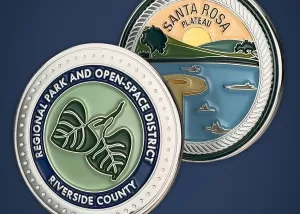 Commemorative & Challenge Coins: Riverside County Regional Park & Open-Space District