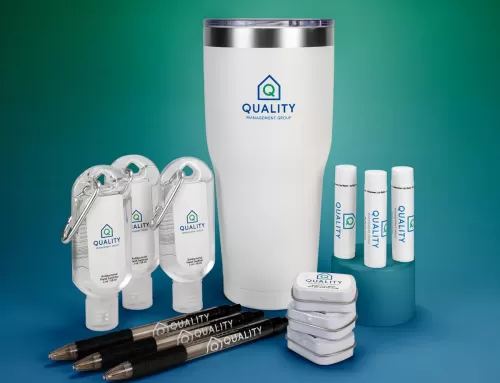 Promotional Items: Tumbler, Lip Balm, Mints, Pen Sanitizer