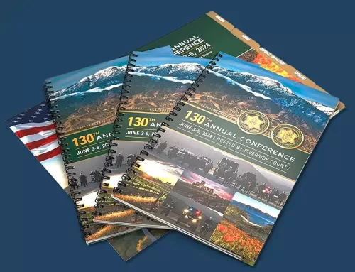 Programs, Catalogs, Notebooks & Manuals: Riverside County Sheriff’s Association