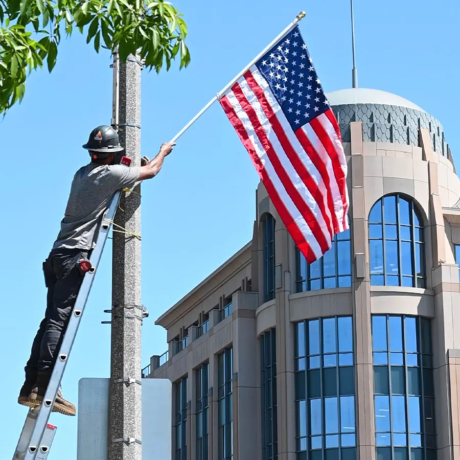 Flag Installations: City of Riverside, Memorial Day to Independence Day 2024