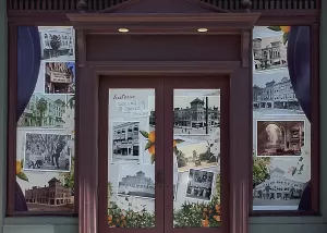 Window Graphics: Historic Loring Building and Opera House