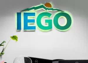 Illuminated Signs & Wall Graphics: IEGO